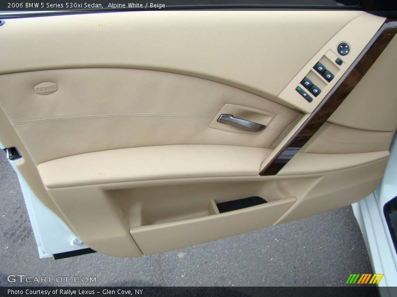 Alpine White / Beige 2006 BMW 5 Series 530xi Sedan