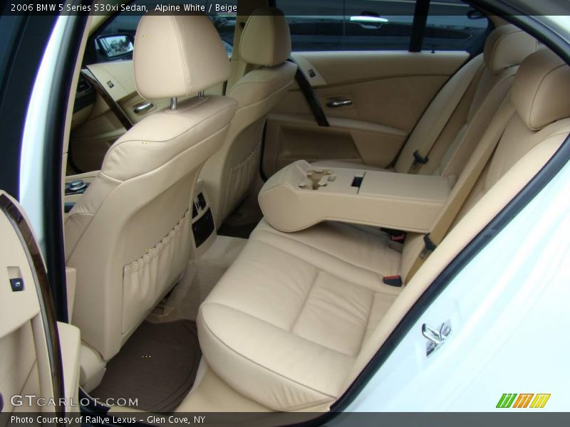 Alpine White / Beige 2006 BMW 5 Series 530xi Sedan