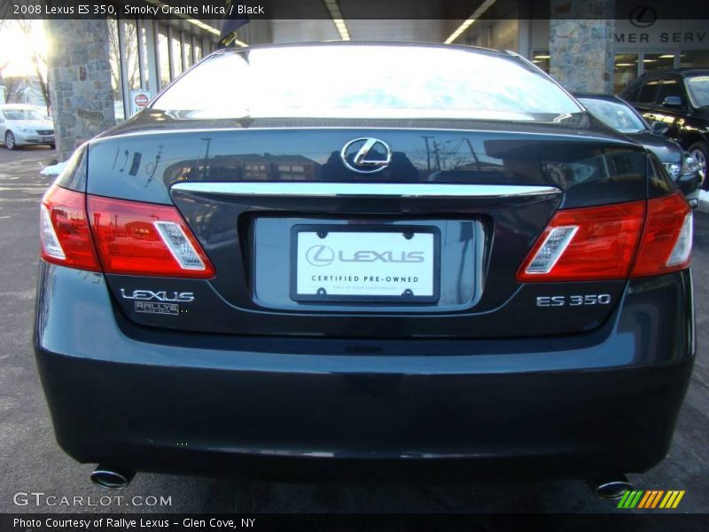 Smoky Granite Mica / Black 2008 Lexus ES 350