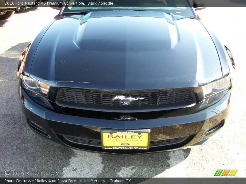 Black / Saddle 2010 Ford Mustang V6 Premium Convertible