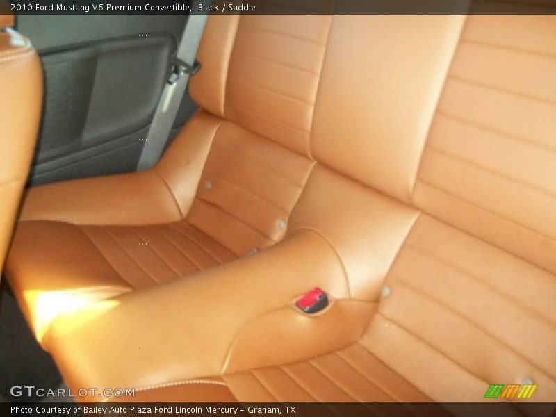 Black / Saddle 2010 Ford Mustang V6 Premium Convertible