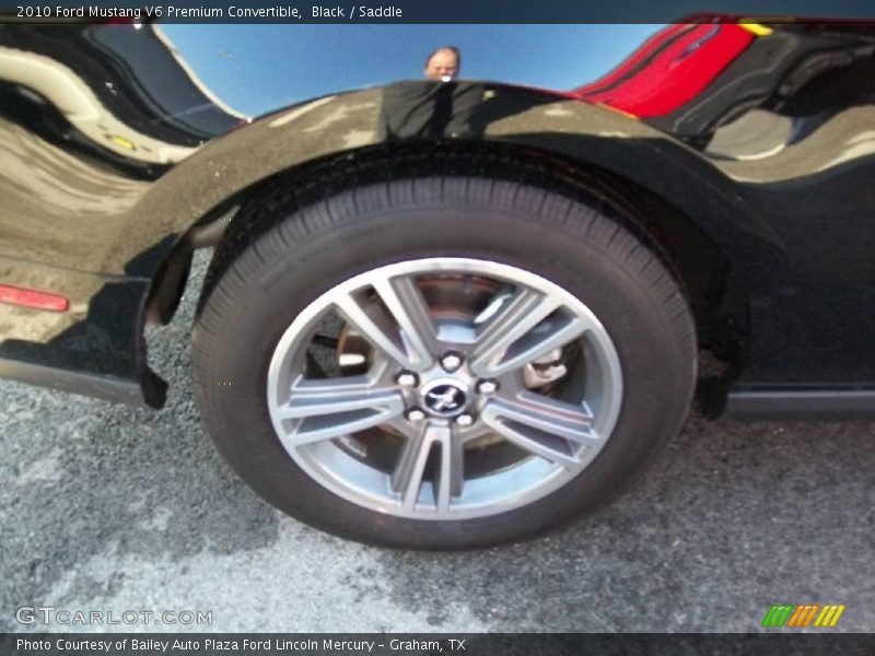 Black / Saddle 2010 Ford Mustang V6 Premium Convertible