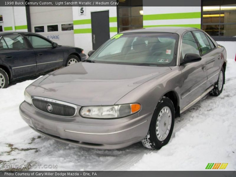 Light Sandrift Metallic / Medium Gray 1998 Buick Century Custom