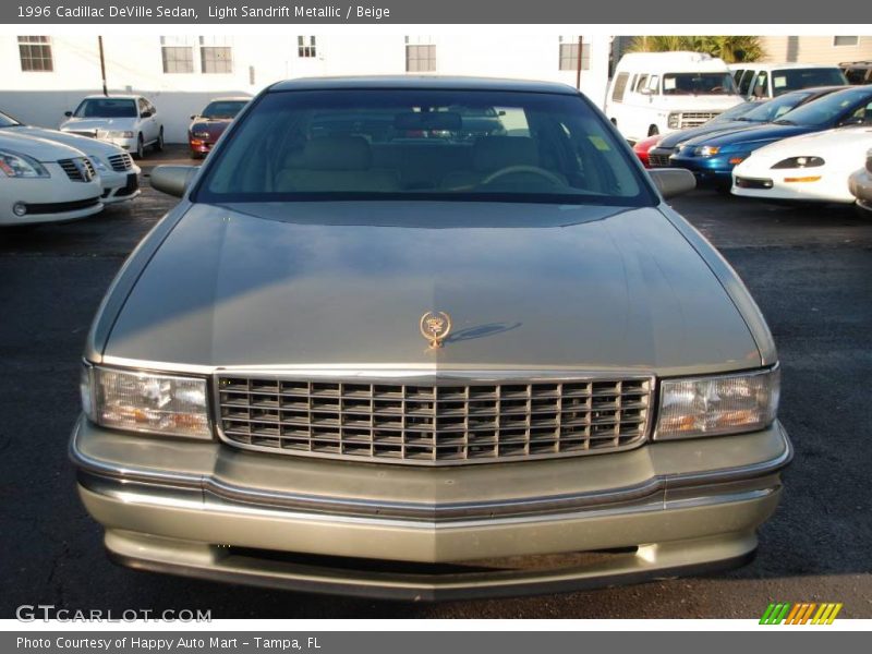Light Sandrift Metallic / Beige 1996 Cadillac DeVille Sedan
