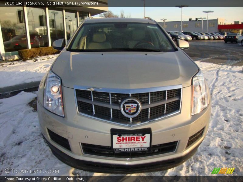 Gold Mist / Shale/Brownstone 2010 Cadillac SRX V6