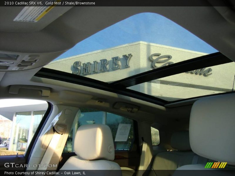 Gold Mist / Shale/Brownstone 2010 Cadillac SRX V6