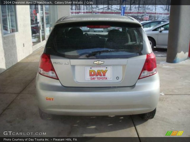 Galaxy Silver Metallic / Gray 2004 Chevrolet Aveo LS Hatchback