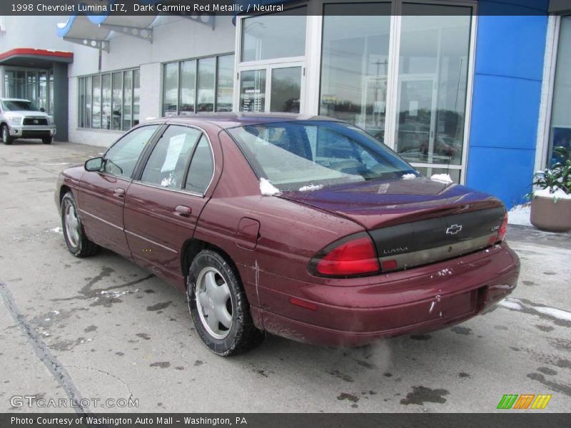 Dark Carmine Red Metallic / Neutral 1998 Chevrolet Lumina LTZ