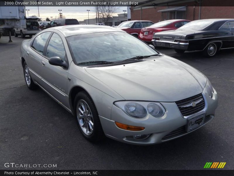 Light Cypress Green Pearlcoat / Light Pearl Beige 2000 Chrysler 300 M Sedan
