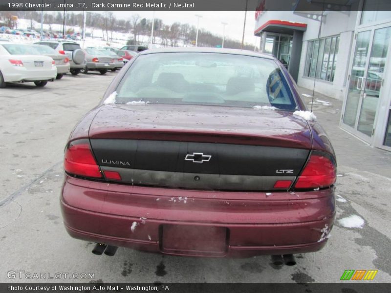 Dark Carmine Red Metallic / Neutral 1998 Chevrolet Lumina LTZ