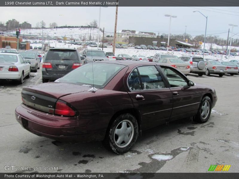 Dark Carmine Red Metallic / Neutral 1998 Chevrolet Lumina LTZ