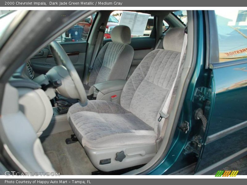 Dark Jade Green Metallic / Medium Gray 2000 Chevrolet Impala