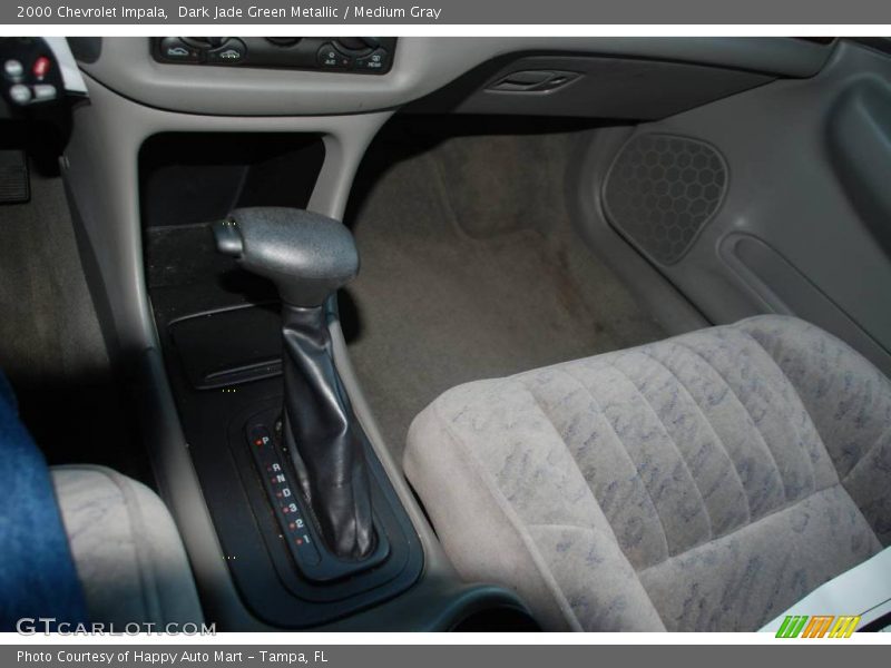 Dark Jade Green Metallic / Medium Gray 2000 Chevrolet Impala