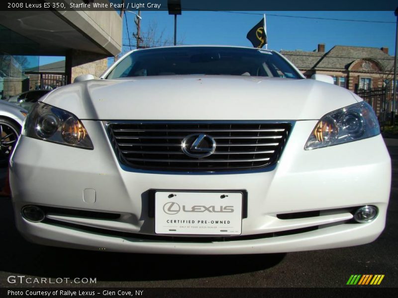 Starfire White Pearl / Light Gray 2008 Lexus ES 350