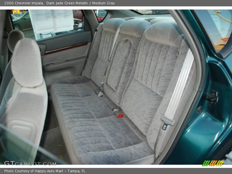 Dark Jade Green Metallic / Medium Gray 2000 Chevrolet Impala