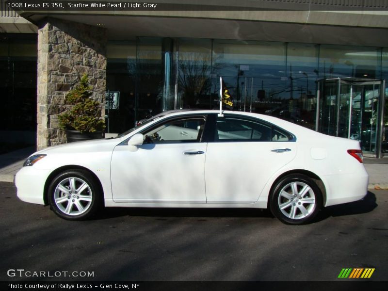 Starfire White Pearl / Light Gray 2008 Lexus ES 350