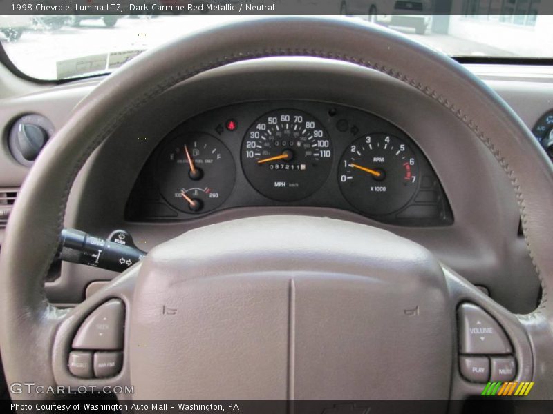 Dark Carmine Red Metallic / Neutral 1998 Chevrolet Lumina LTZ