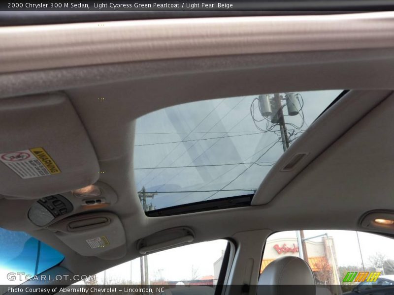 Light Cypress Green Pearlcoat / Light Pearl Beige 2000 Chrysler 300 M Sedan