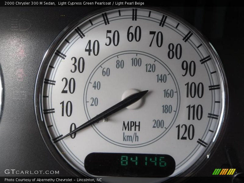 Light Cypress Green Pearlcoat / Light Pearl Beige 2000 Chrysler 300 M Sedan