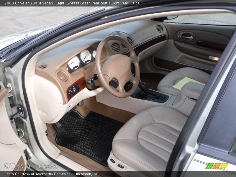 Light Cypress Green Pearlcoat / Light Pearl Beige 2000 Chrysler 300 M Sedan