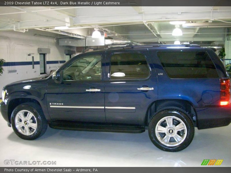 Dark Blue Metallic / Light Cashmere 2009 Chevrolet Tahoe LTZ 4x4