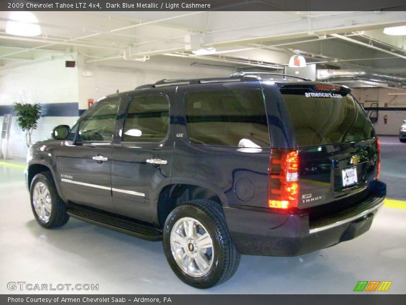 Dark Blue Metallic / Light Cashmere 2009 Chevrolet Tahoe LTZ 4x4