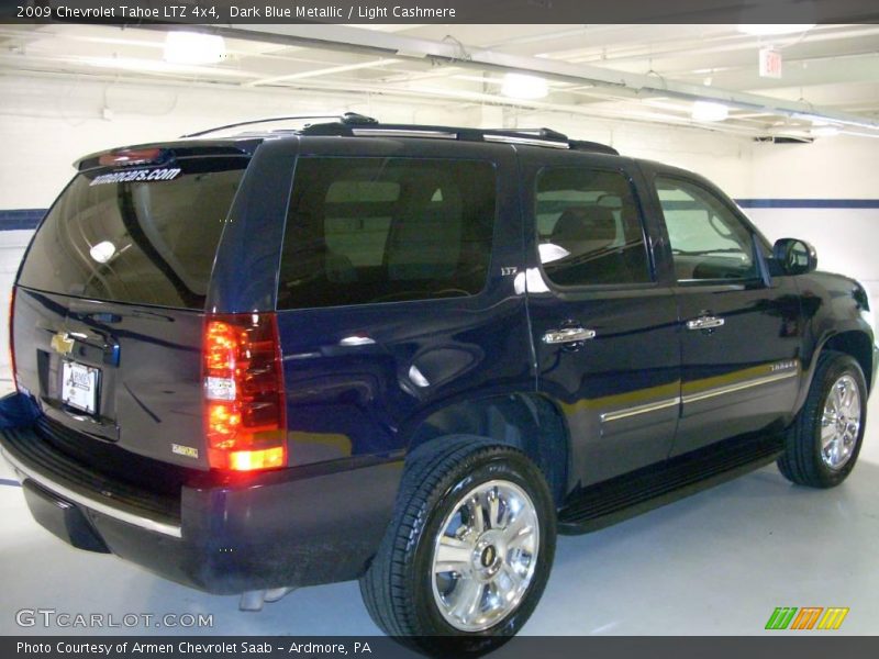Dark Blue Metallic / Light Cashmere 2009 Chevrolet Tahoe LTZ 4x4