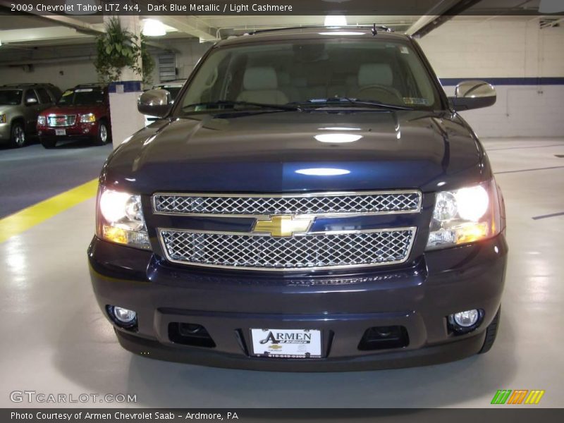 Dark Blue Metallic / Light Cashmere 2009 Chevrolet Tahoe LTZ 4x4