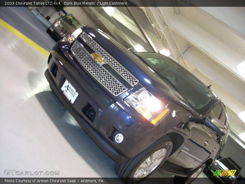 Dark Blue Metallic / Light Cashmere 2009 Chevrolet Tahoe LTZ 4x4