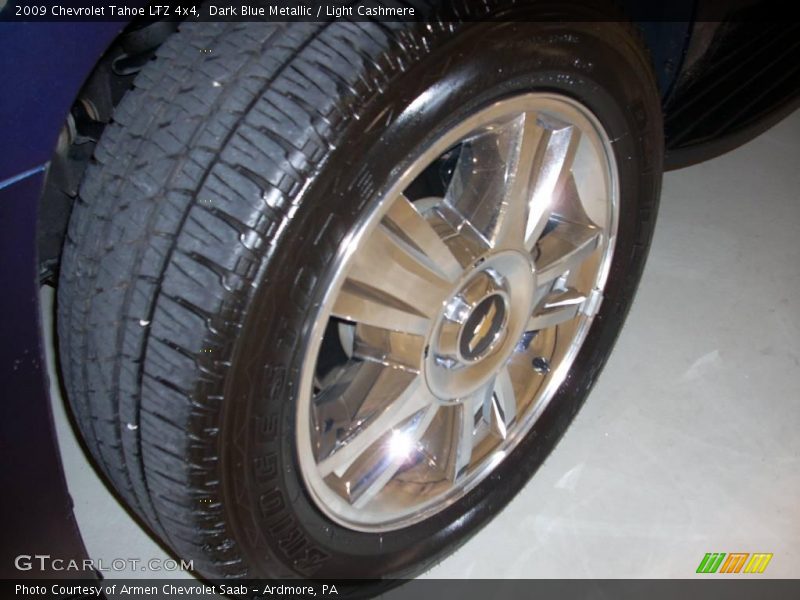 Dark Blue Metallic / Light Cashmere 2009 Chevrolet Tahoe LTZ 4x4