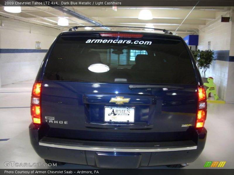 Dark Blue Metallic / Light Cashmere 2009 Chevrolet Tahoe LTZ 4x4