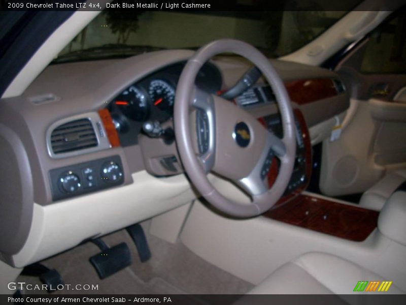 Dark Blue Metallic / Light Cashmere 2009 Chevrolet Tahoe LTZ 4x4