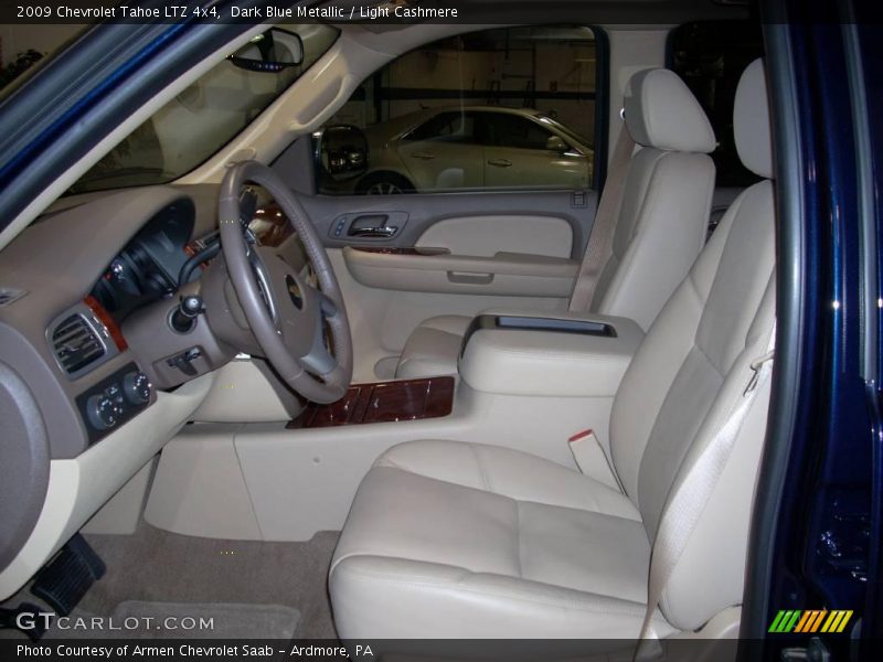 Dark Blue Metallic / Light Cashmere 2009 Chevrolet Tahoe LTZ 4x4