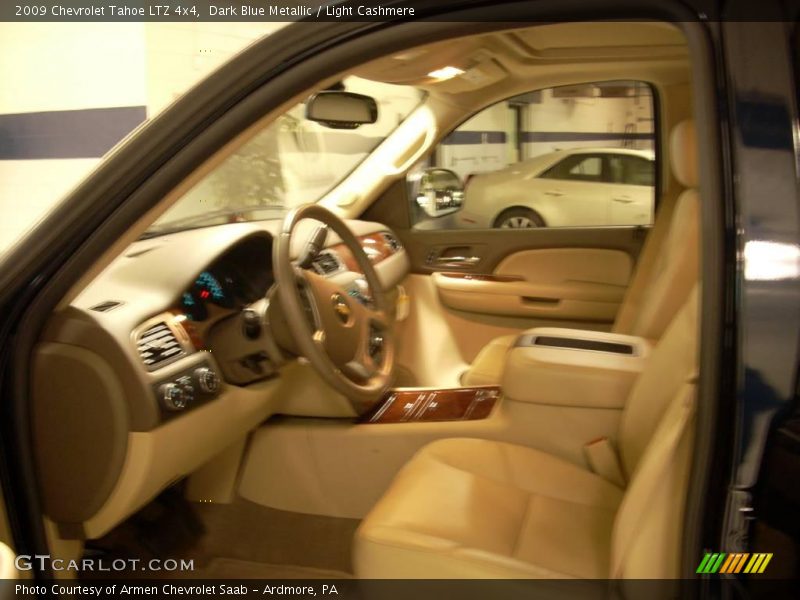 Dark Blue Metallic / Light Cashmere 2009 Chevrolet Tahoe LTZ 4x4