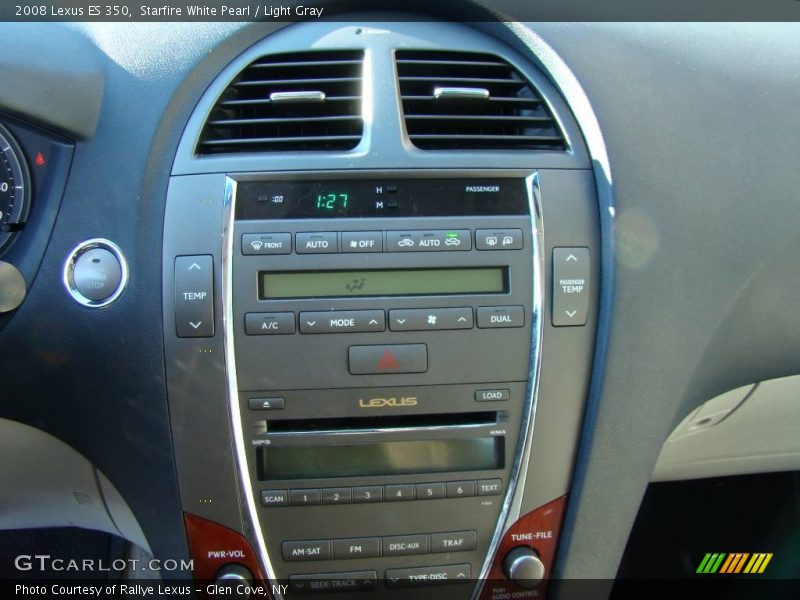 Starfire White Pearl / Light Gray 2008 Lexus ES 350