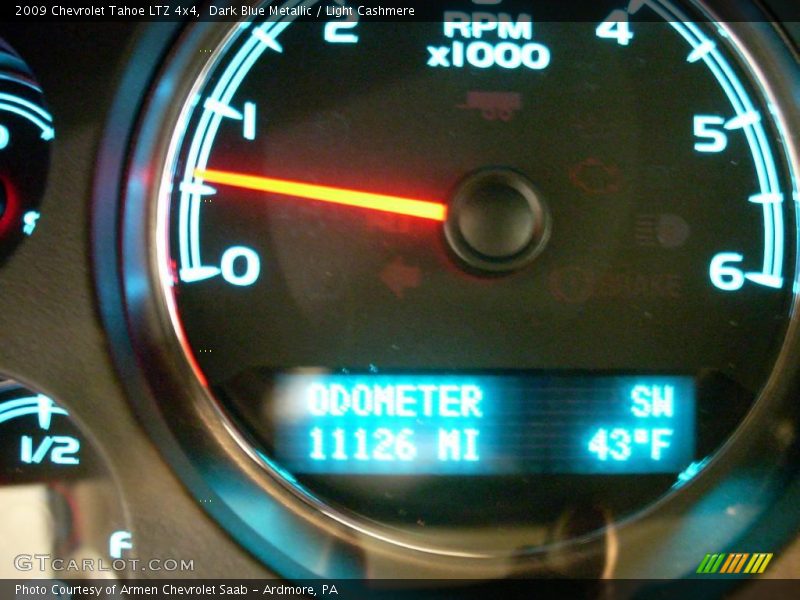 Dark Blue Metallic / Light Cashmere 2009 Chevrolet Tahoe LTZ 4x4