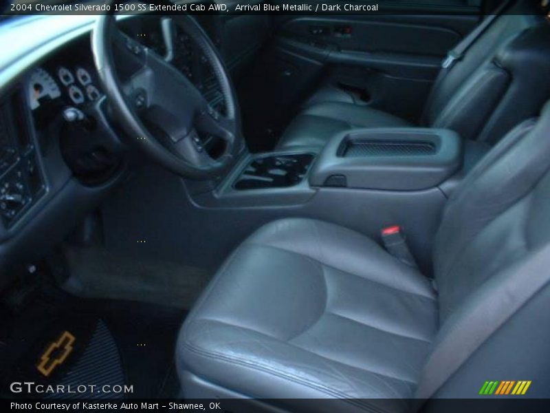 Arrival Blue Metallic / Dark Charcoal 2004 Chevrolet Silverado 1500 SS Extended Cab AWD