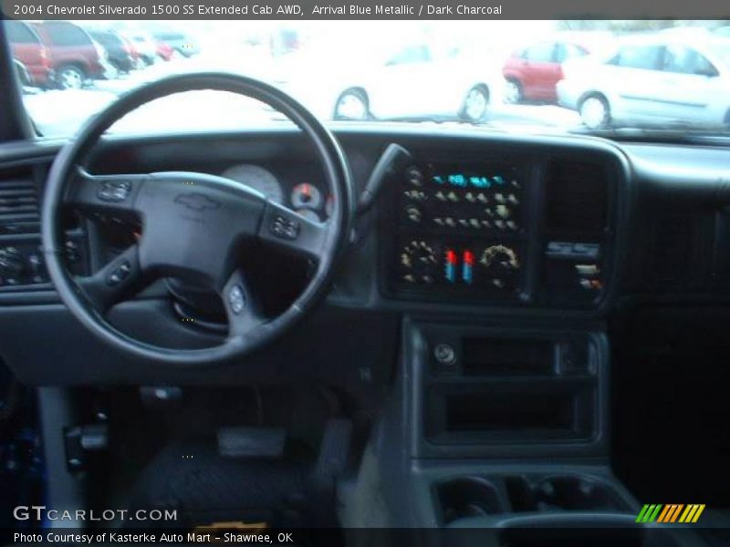 Arrival Blue Metallic / Dark Charcoal 2004 Chevrolet Silverado 1500 SS Extended Cab AWD