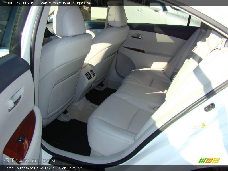 Starfire White Pearl / Light Gray 2008 Lexus ES 350