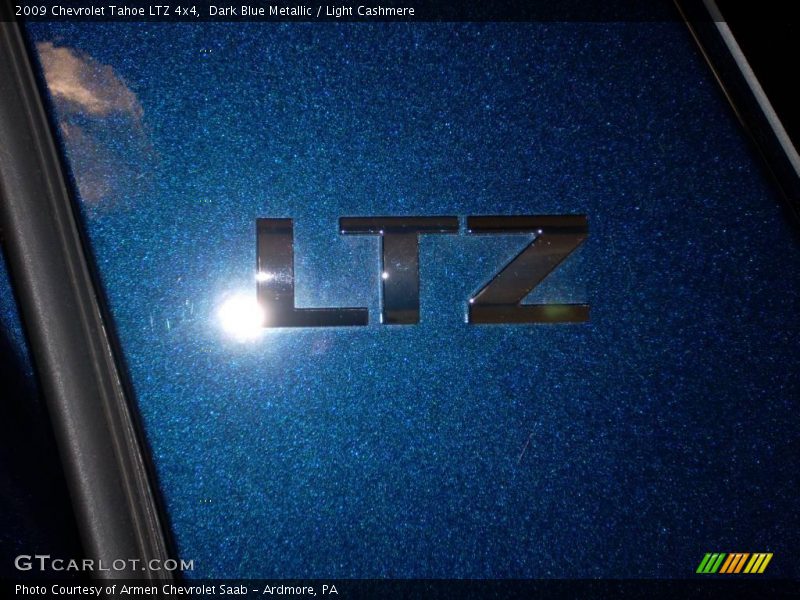 Dark Blue Metallic / Light Cashmere 2009 Chevrolet Tahoe LTZ 4x4