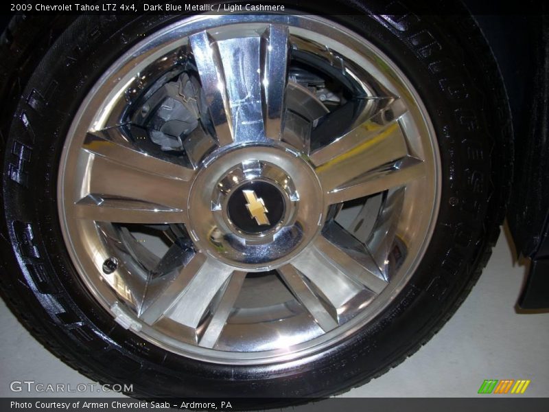 Dark Blue Metallic / Light Cashmere 2009 Chevrolet Tahoe LTZ 4x4