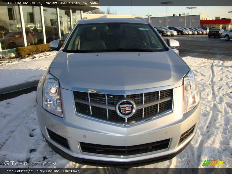 Radiant Silver / Titanium/Ebony 2010 Cadillac SRX V6