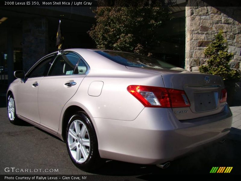 Moon Shell Mica / Light Gray 2008 Lexus ES 350