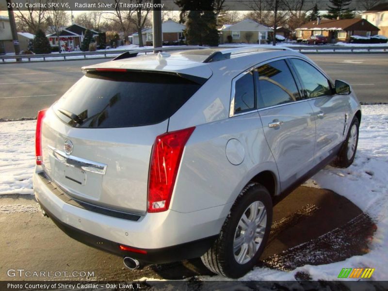 Radiant Silver / Titanium/Ebony 2010 Cadillac SRX V6