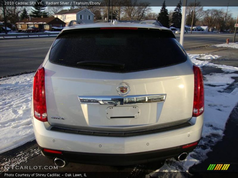 Radiant Silver / Titanium/Ebony 2010 Cadillac SRX V6