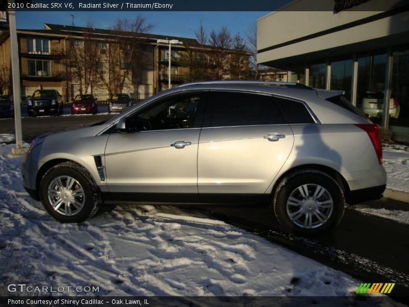 Radiant Silver / Titanium/Ebony 2010 Cadillac SRX V6