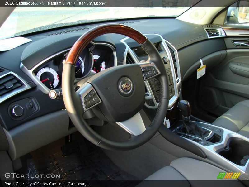 Radiant Silver / Titanium/Ebony 2010 Cadillac SRX V6