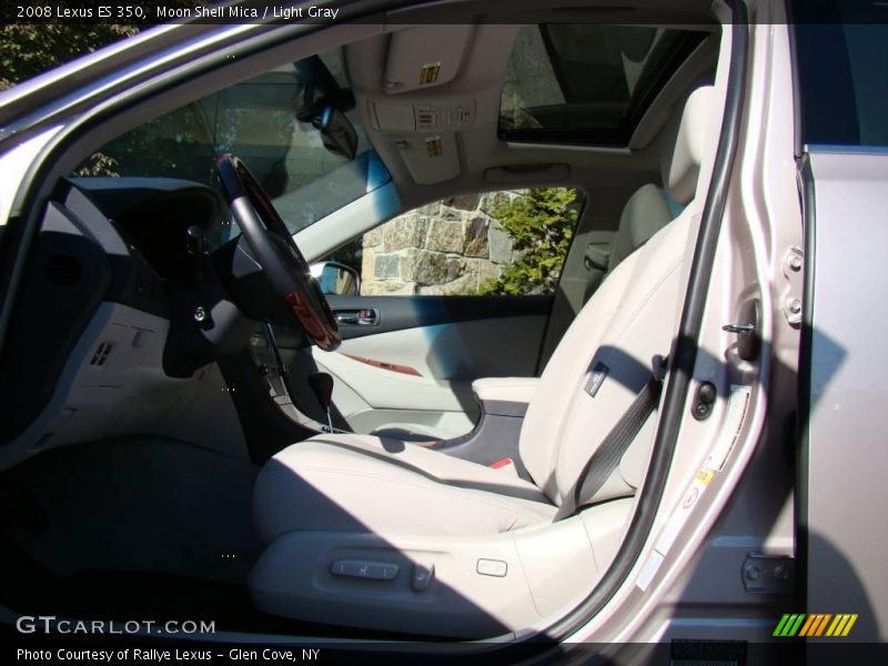 Moon Shell Mica / Light Gray 2008 Lexus ES 350