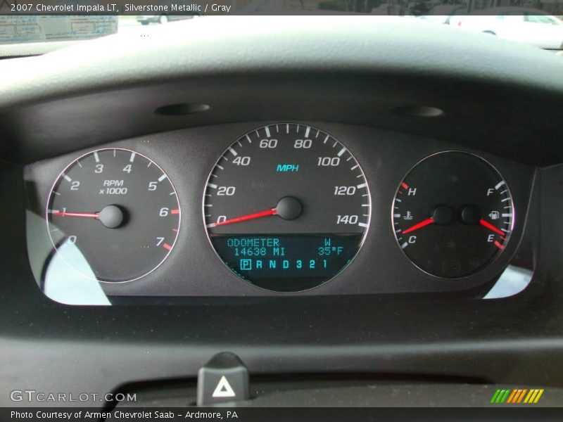 Silverstone Metallic / Gray 2007 Chevrolet Impala LT