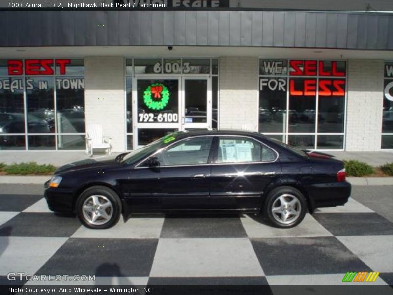 Nighthawk Black Pearl / Parchment 2003 Acura TL 3.2
